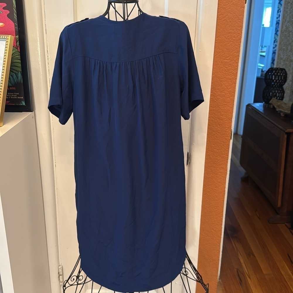 Amanda Uprichard Navy Dress-Sz S - Picture 5 of 6
